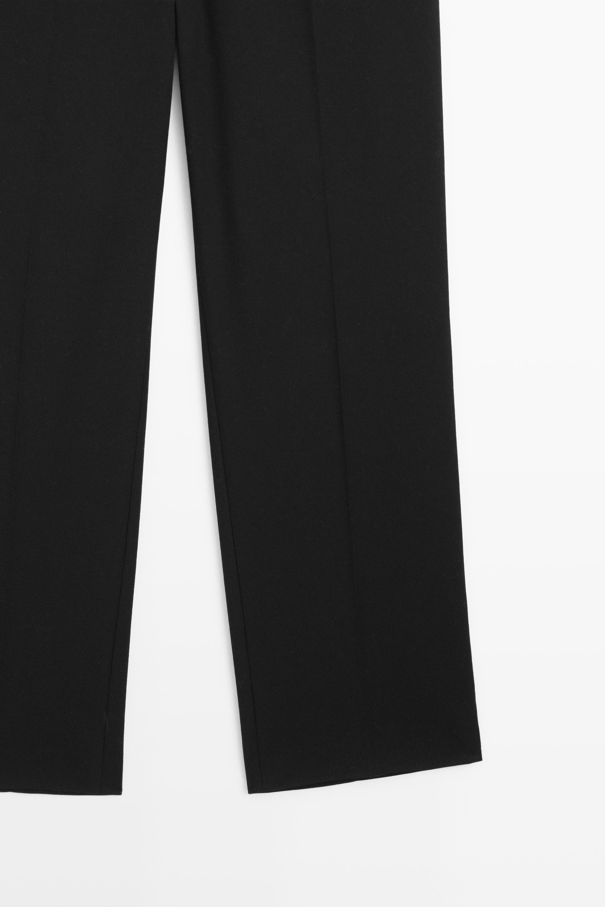 Straight stretch trousers